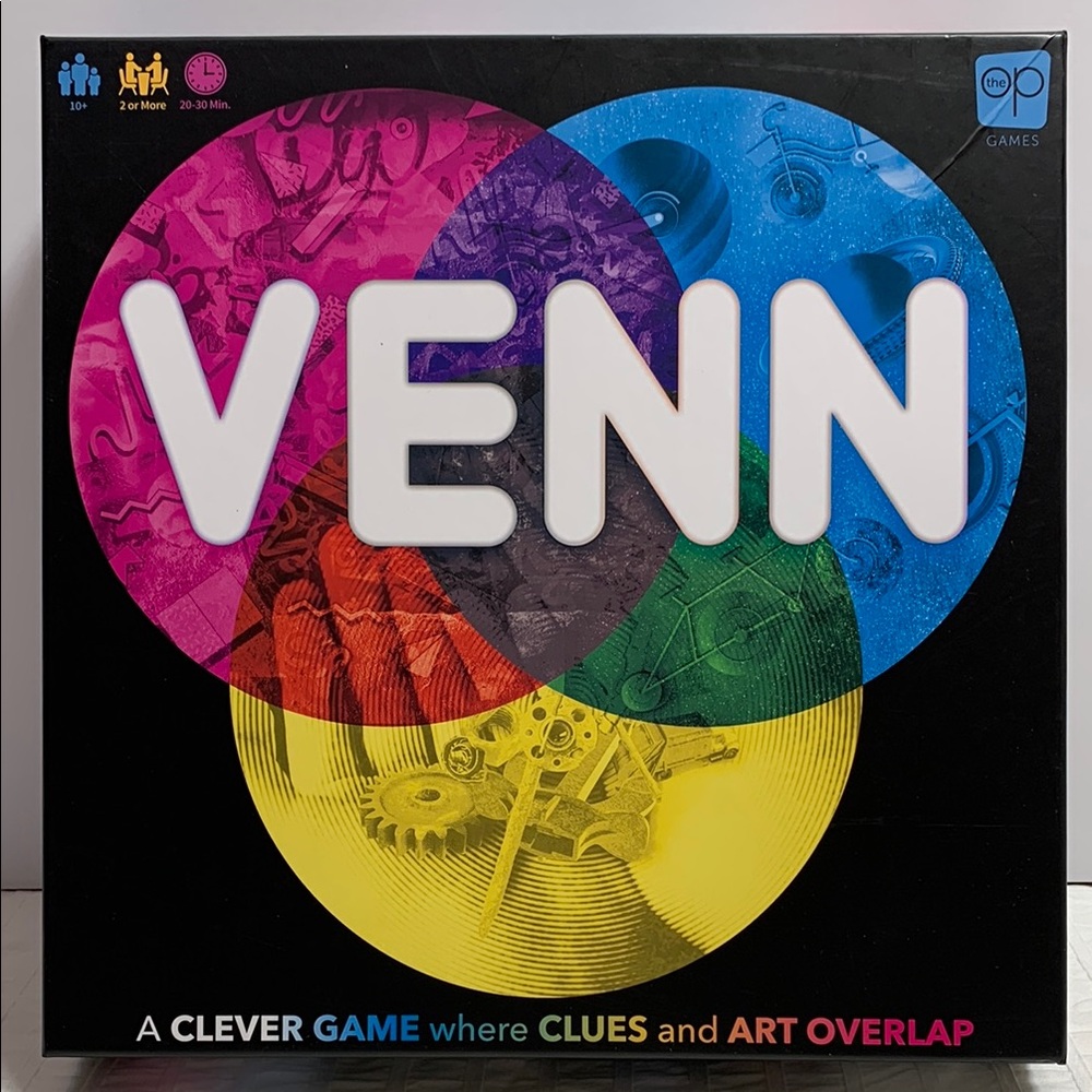 VENN Family Board Game - Open Box